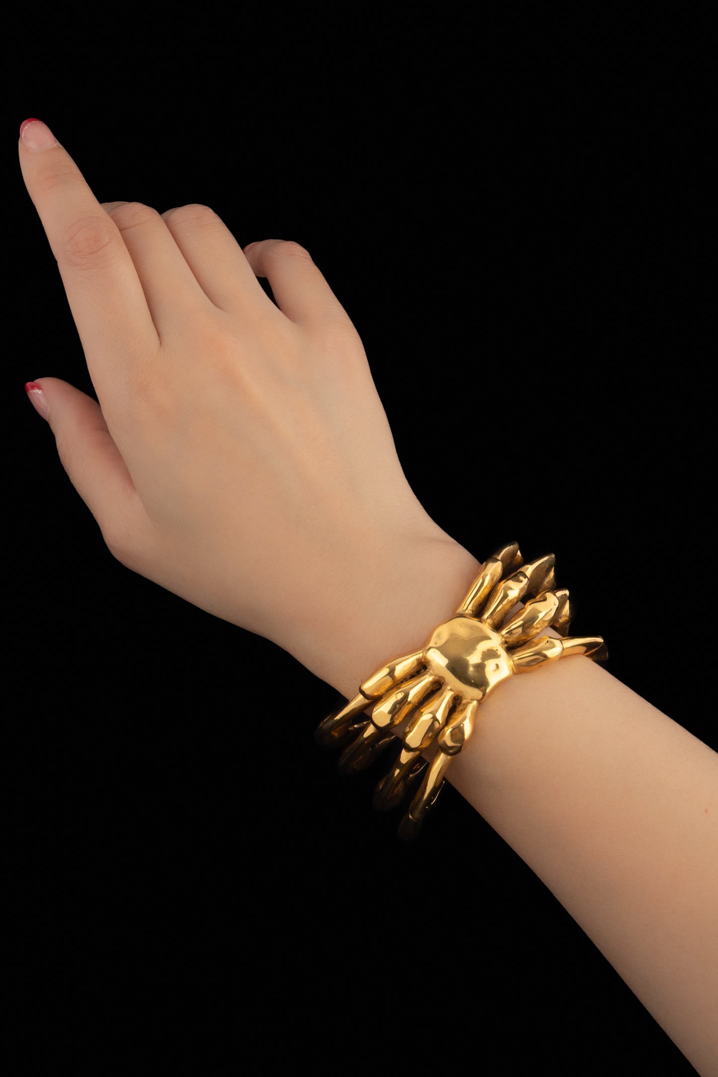 Bracelet manchette "Crabe" Saint Laurent