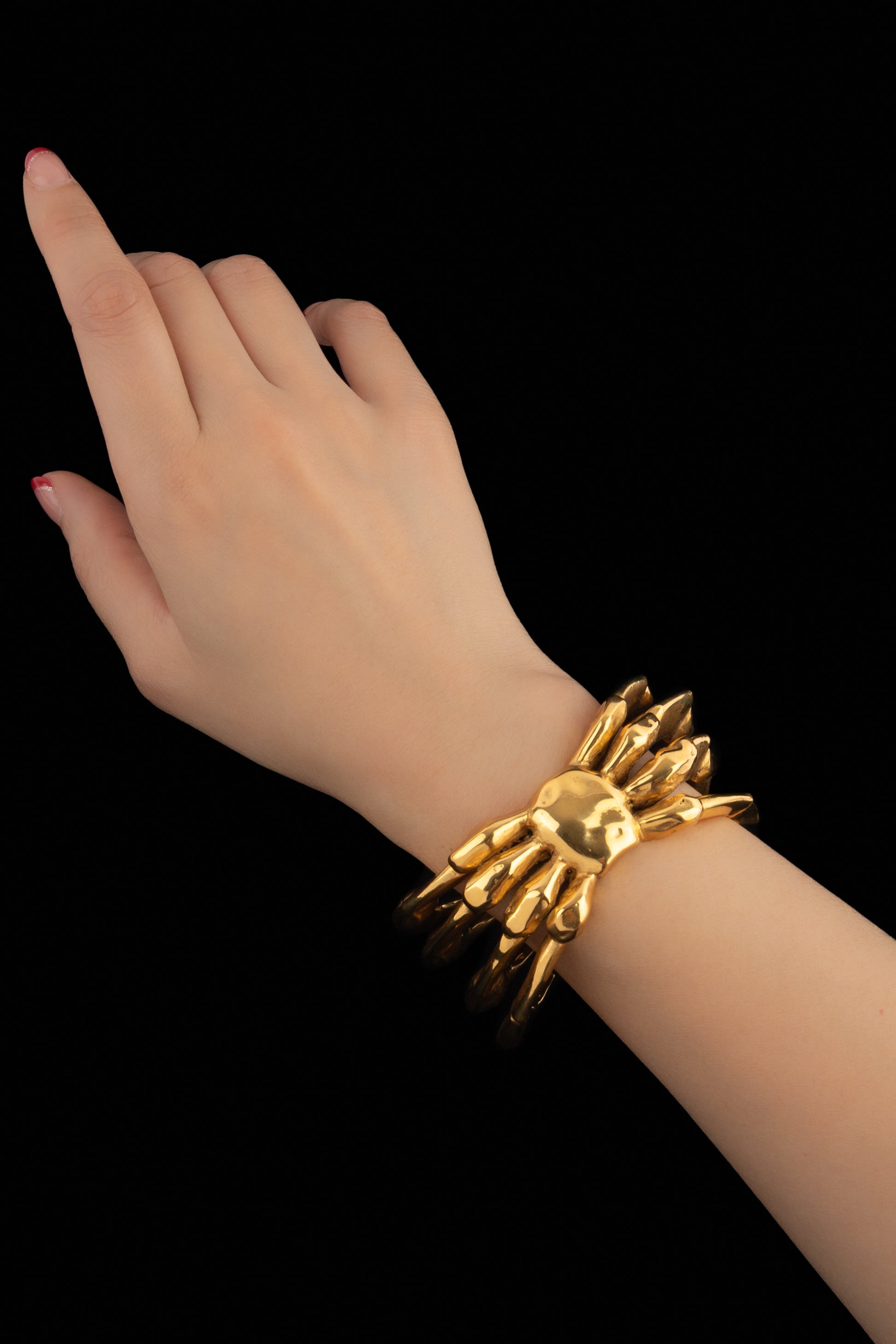 Bracelet manchette "Crabe" Saint Laurent