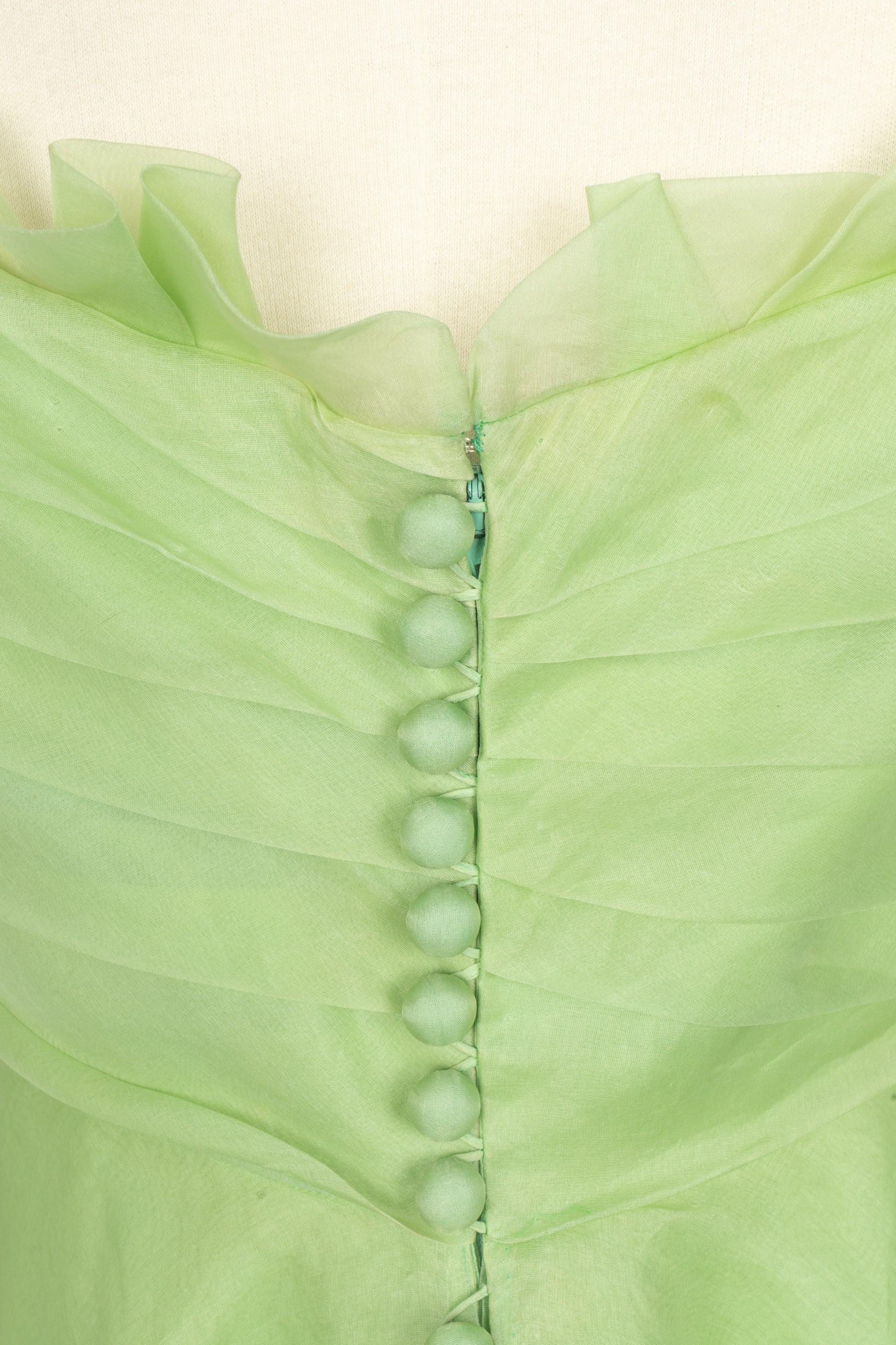 Robe vintage en organza 