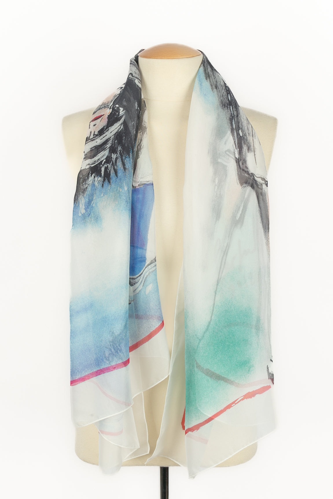 Foulard en soie Chanel