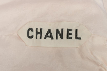 Tailleur rouge et blanc Chanel Haute Couture