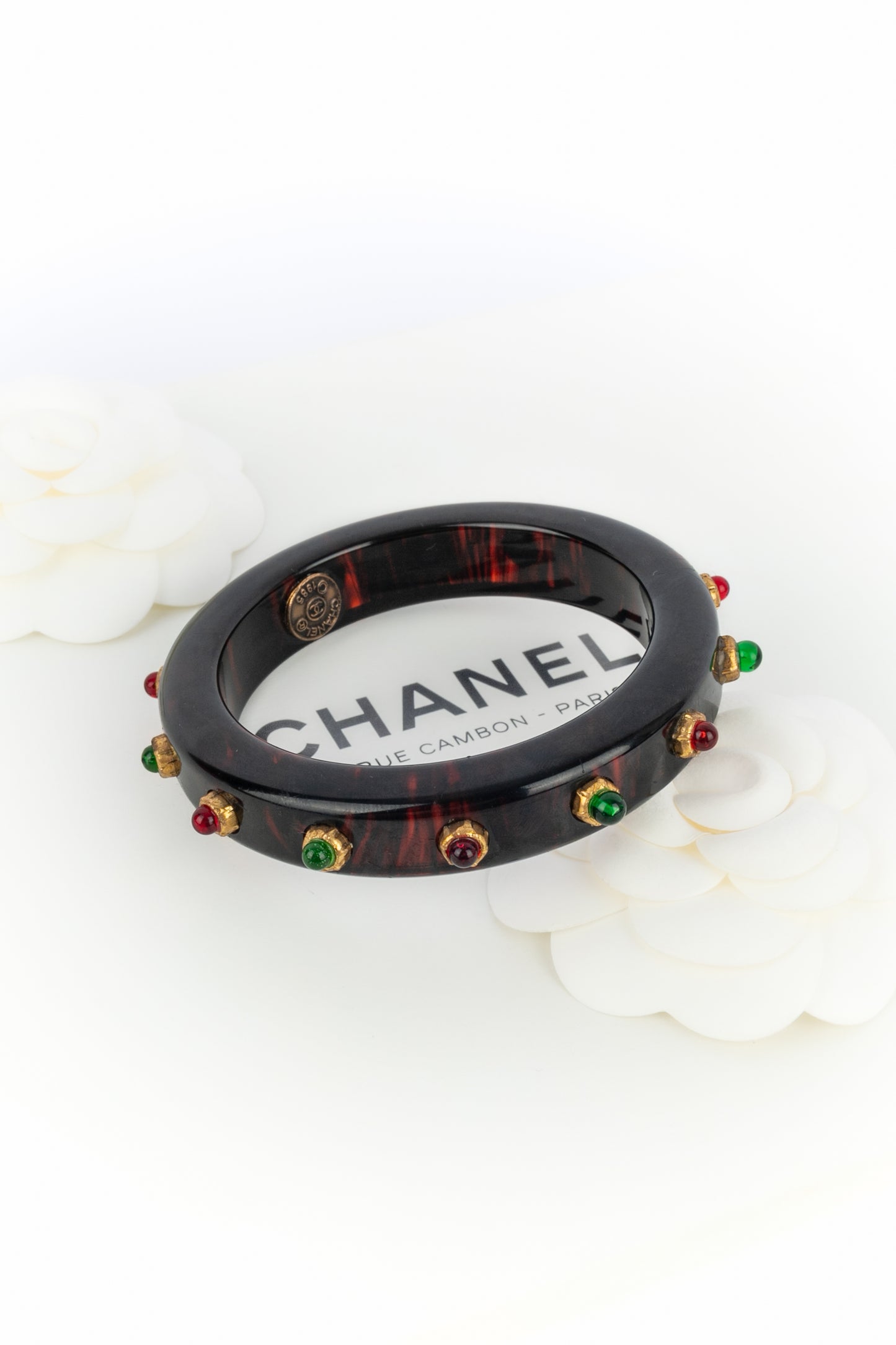 Bracelet en bakelite Chanel 1985