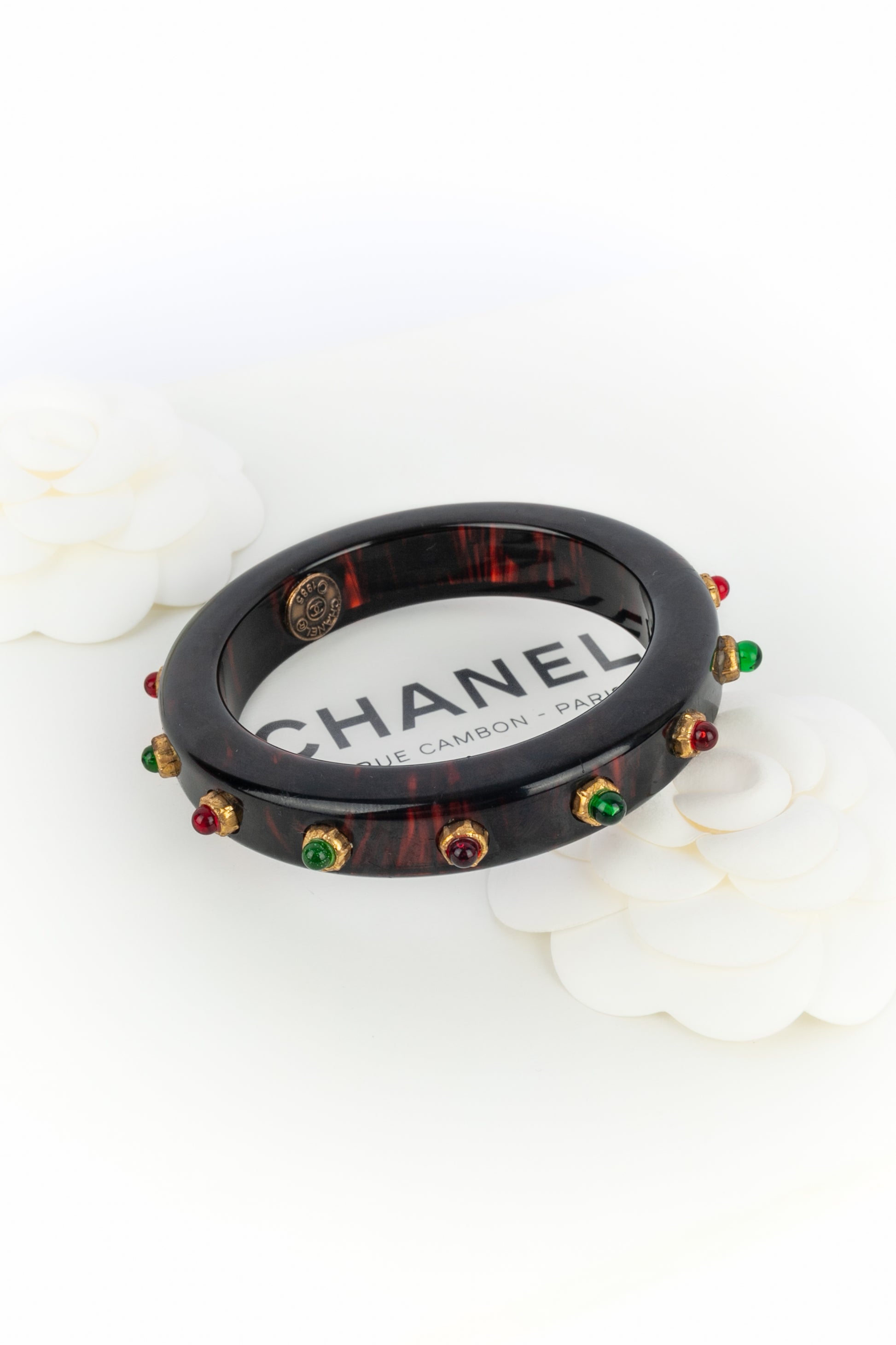 Bracelet en bakelite Chanel 1985