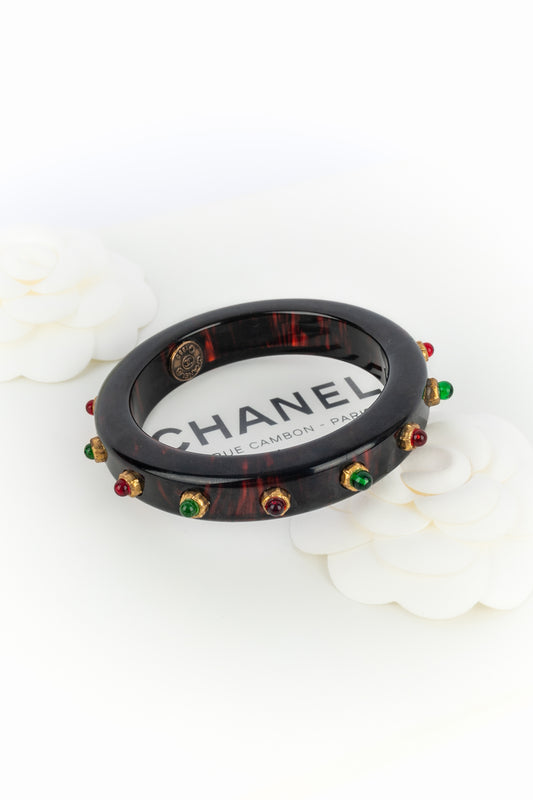 Bracelet en bakelite Chanel 1985