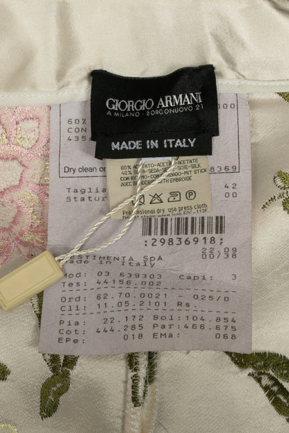 Pantalon fleuri Giorgio Armani