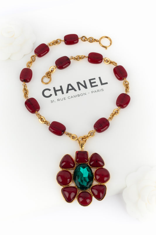 Collier pendentif Chanel 1990's