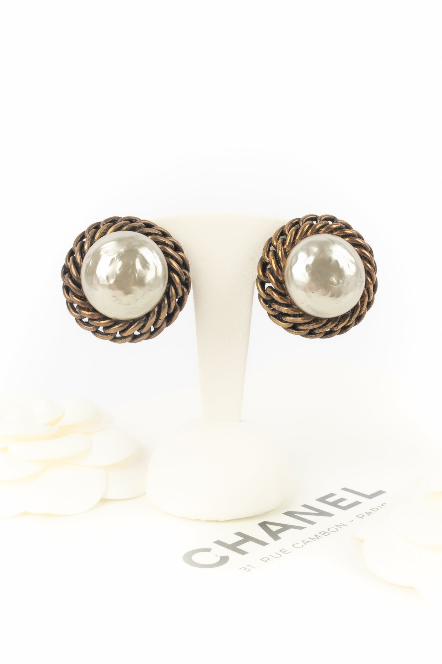 Boucles d'oreilles Chanel Haute Couture
