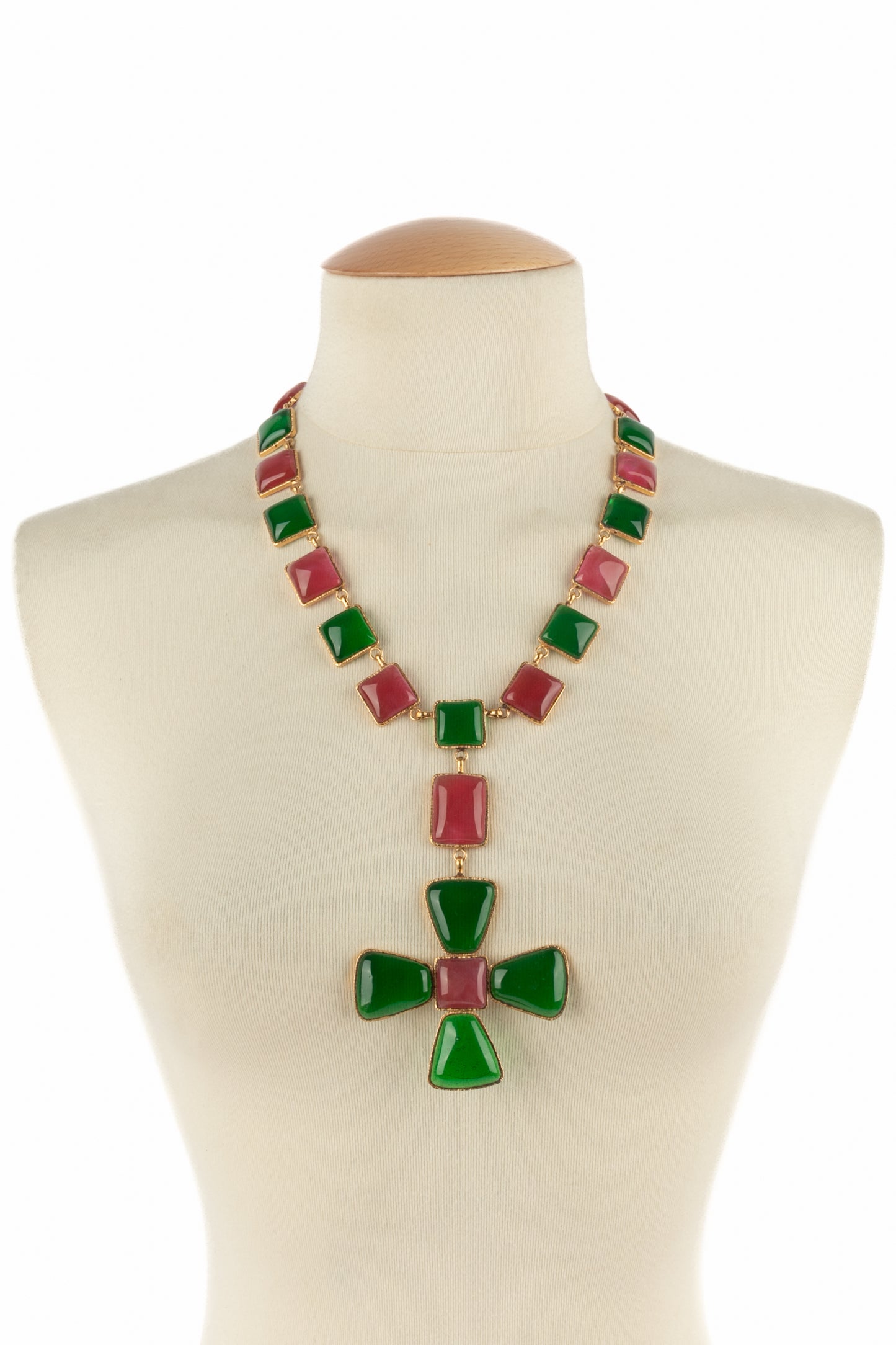 Collier croix Augustine