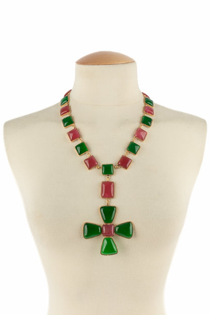 Collier croix Augustine