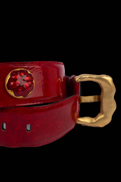 Ceinture en cuir Escada 1990's