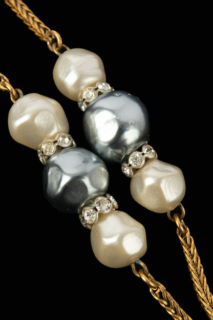 Collier sautoir de perles Chanel