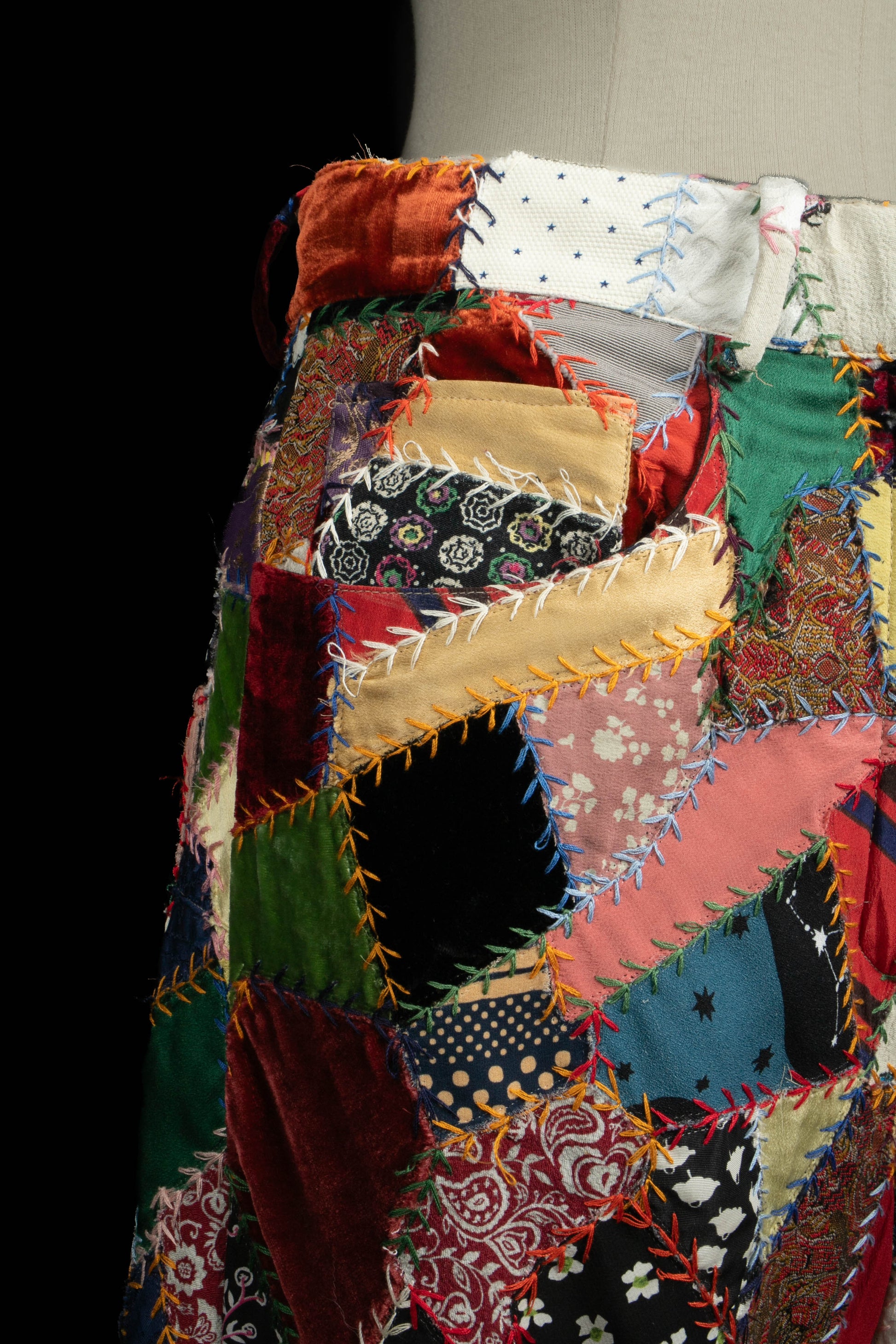 Pantalon patchwork Dior Automne 2018