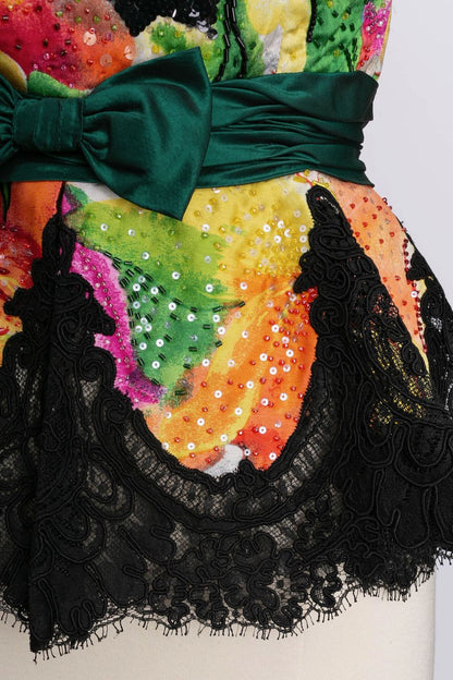 Ensemble en guipure Loris Azzaro 1996's