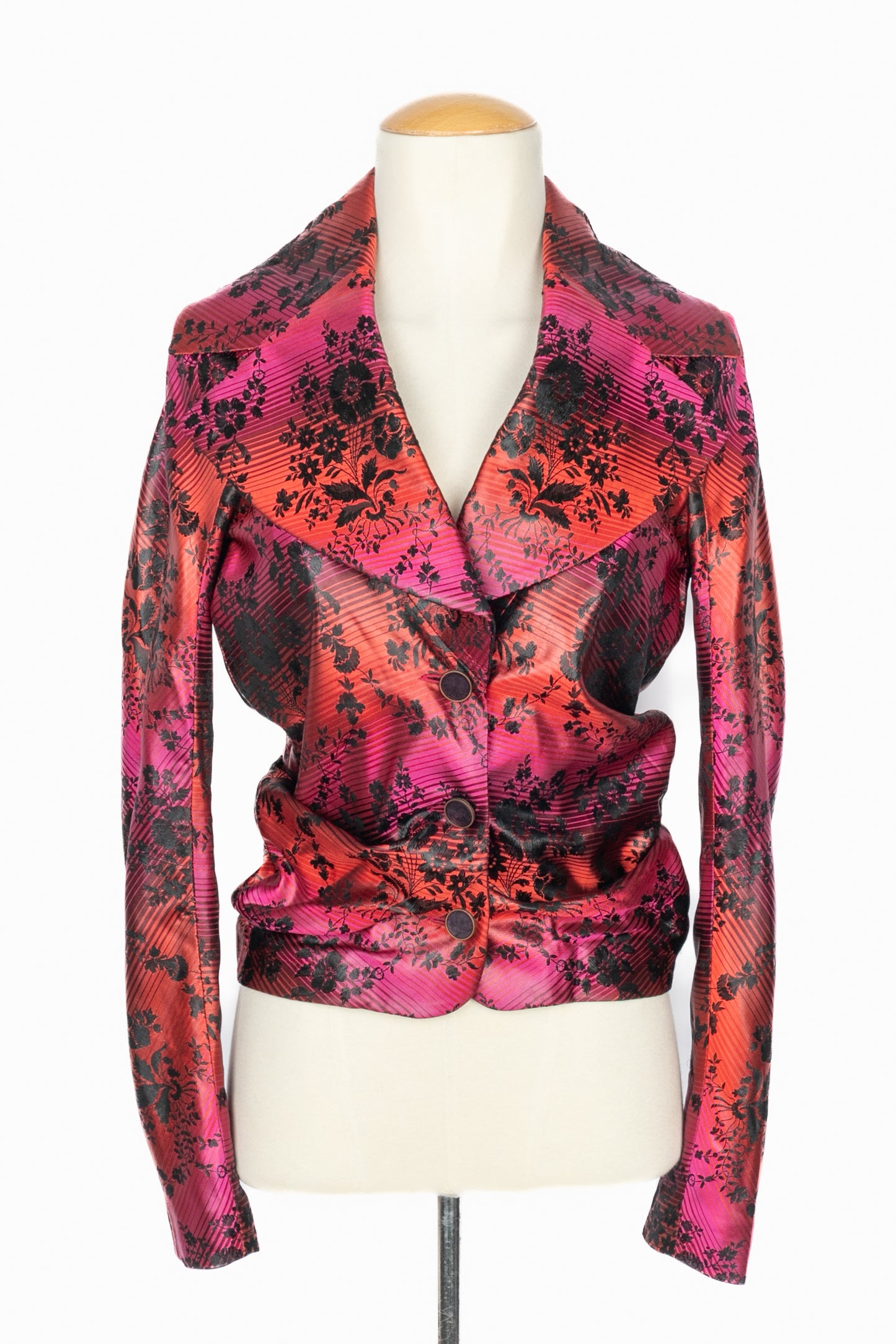 Veste en soie John Galliano Printemps 1998