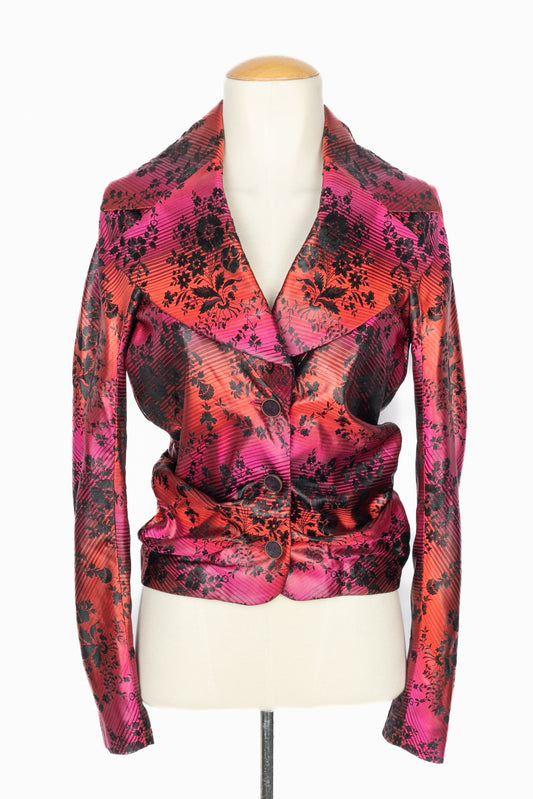 Veste en soie John Galliano Printemps 1998