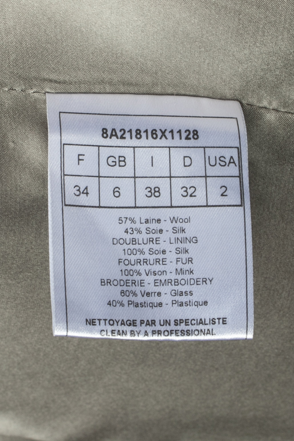 Manteau Christian Dior 2008-2009