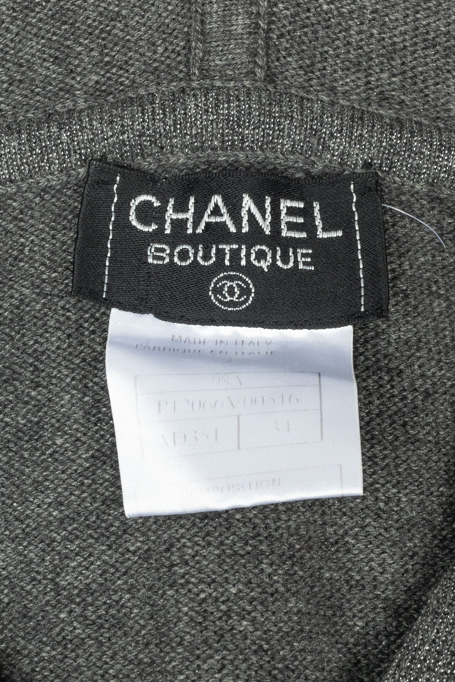 Pull à capuche Chanel 1998