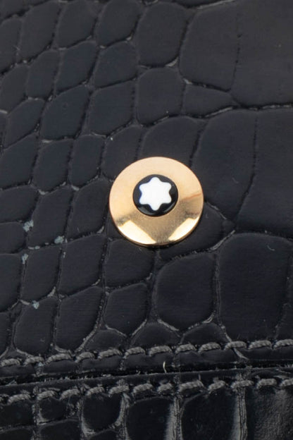 Étui en veau effet crocodile Mont Blanc