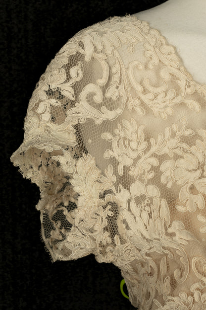 Robe en guipure 1950's