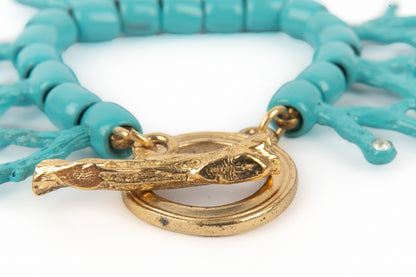 Bracelet corail Yves Saint Laurent