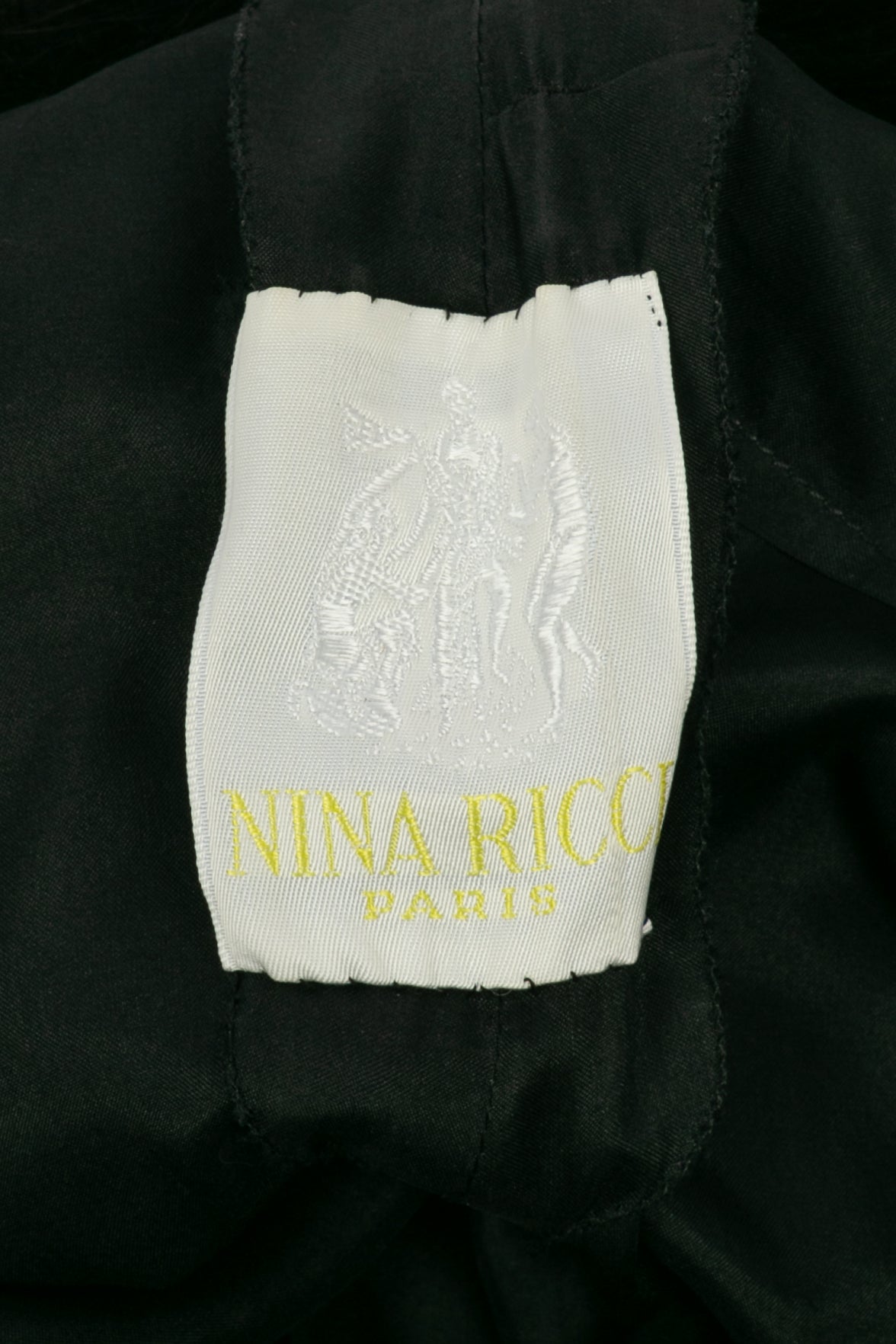 Longue robe Nina Ricci Haute Couture 