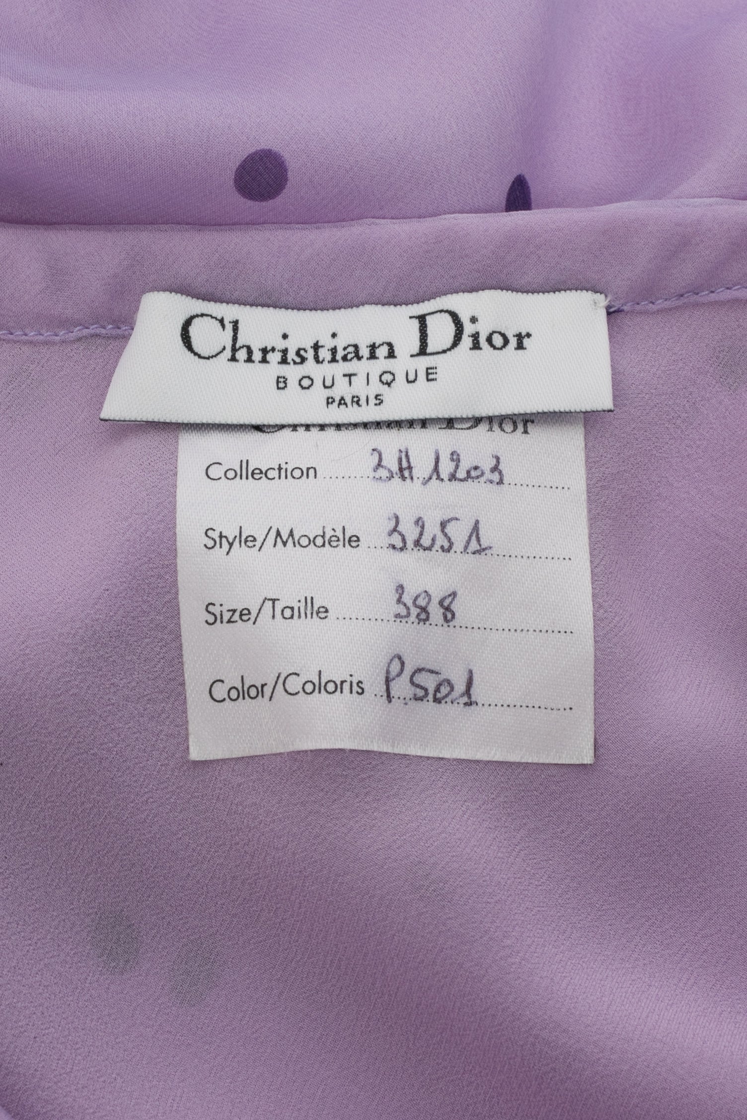 Jupe en mousslien Dior 2003