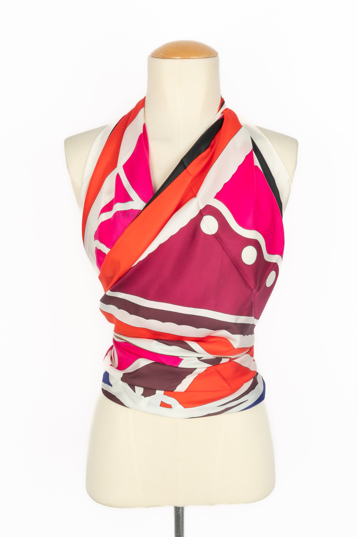 Foulard "Robe du soir pop" Hermès