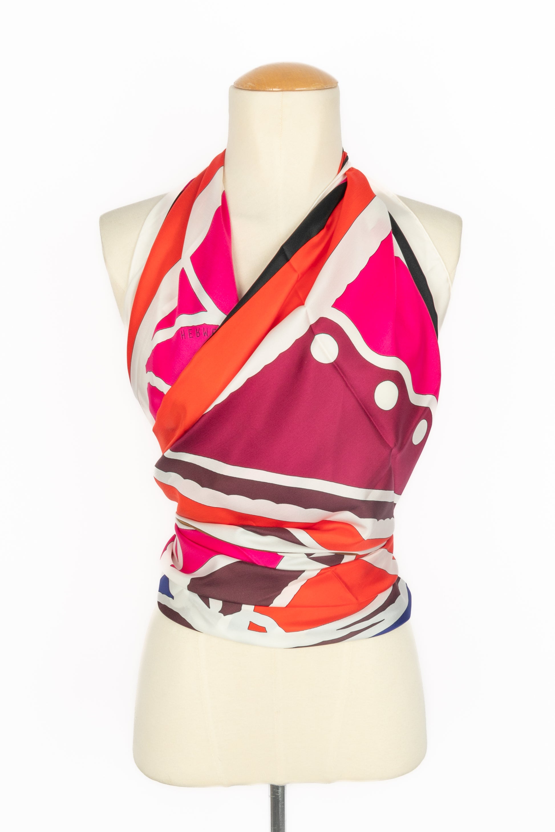 Foulard "Robe du soir pop" Hermès