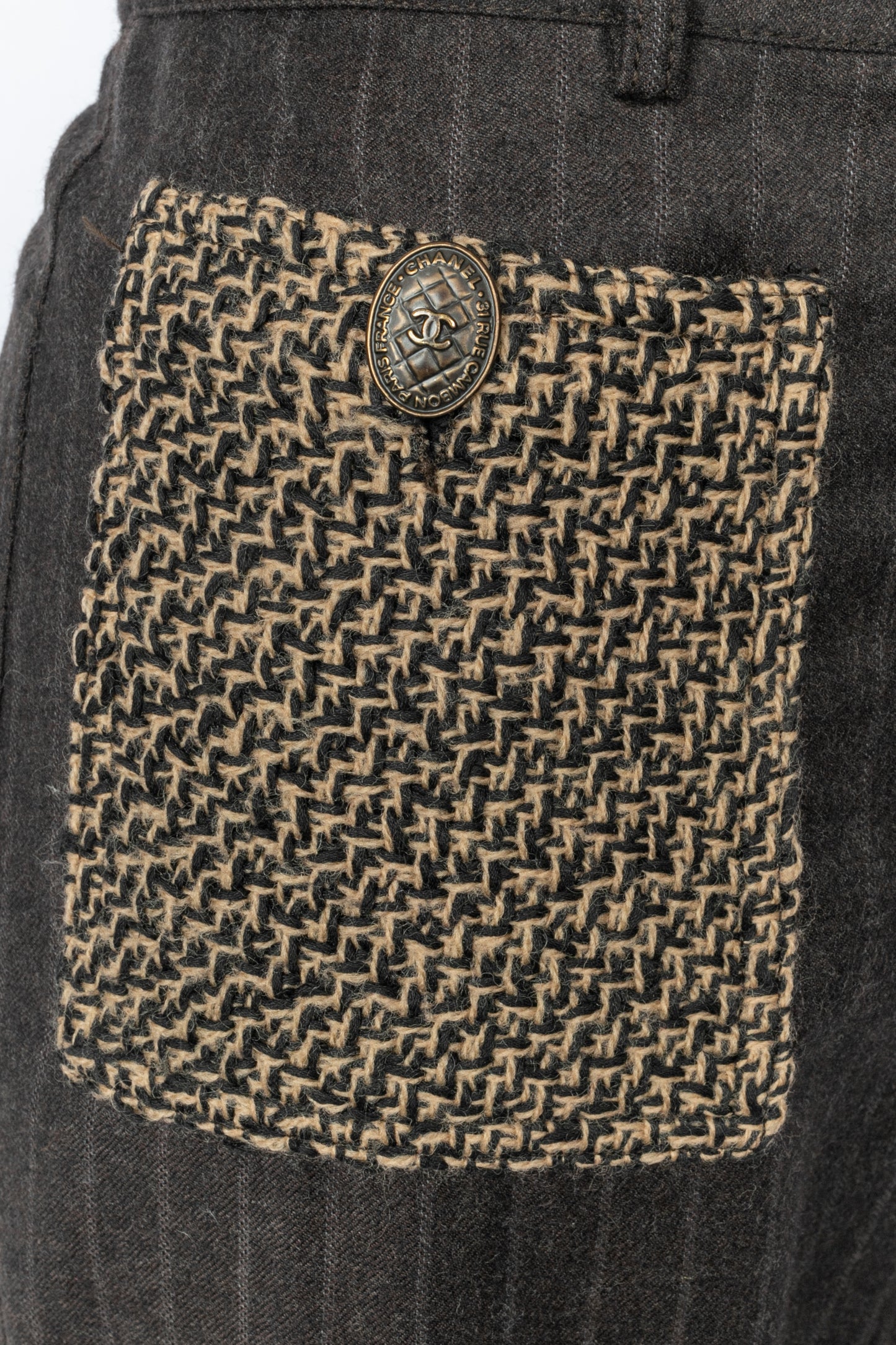 Pantalon en laine Chanel Automne 2004