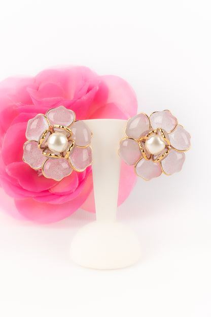 Boucles d'oreilles fleur Augustine