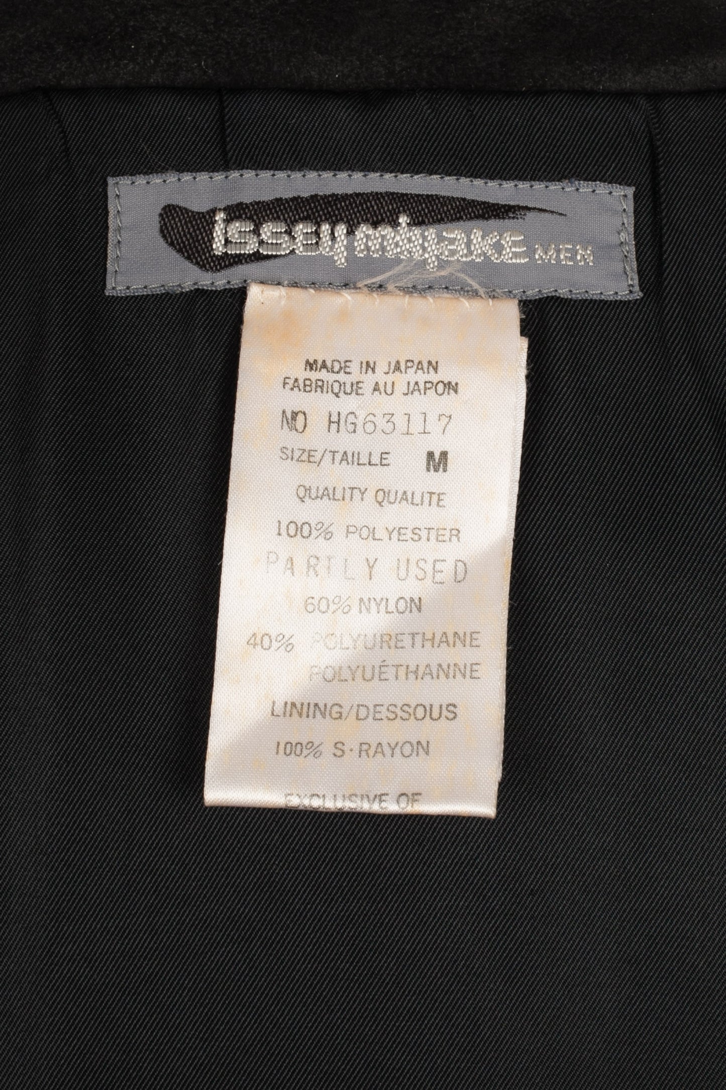 Manteau homme Issey Miyake 1987