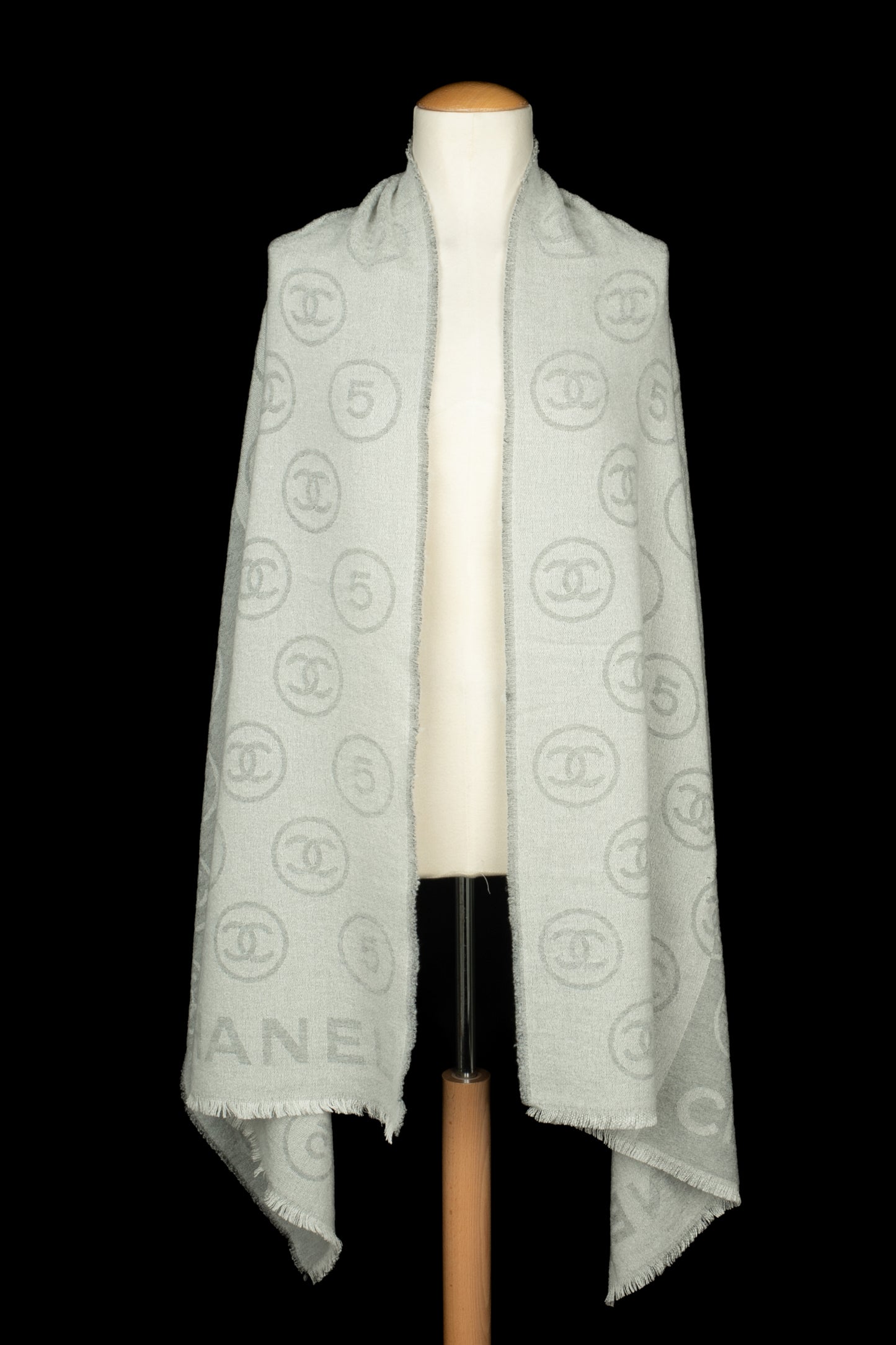 Écharpe en laine Chanel