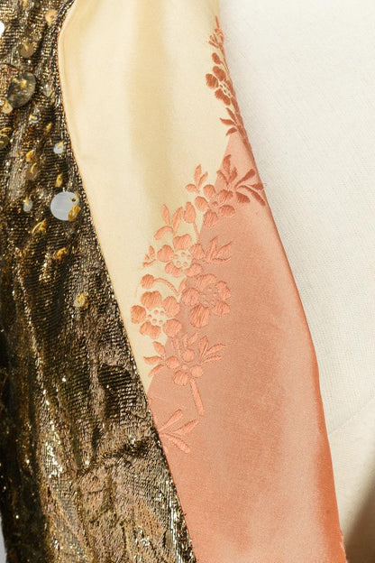 Veste dorée Carven Haute Couture Automne 2004-2005