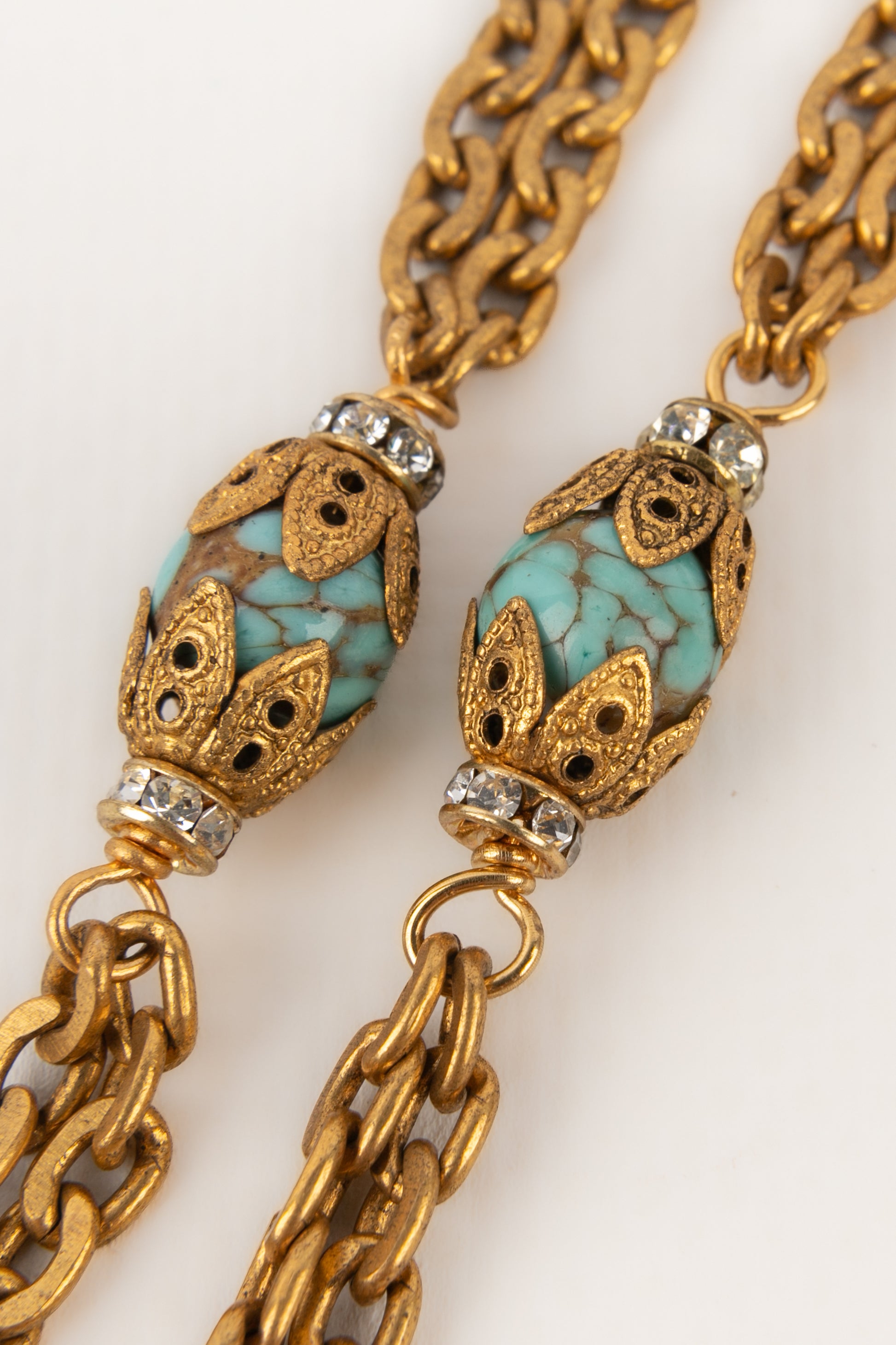 Collier turquoise Chanel Haute Couture