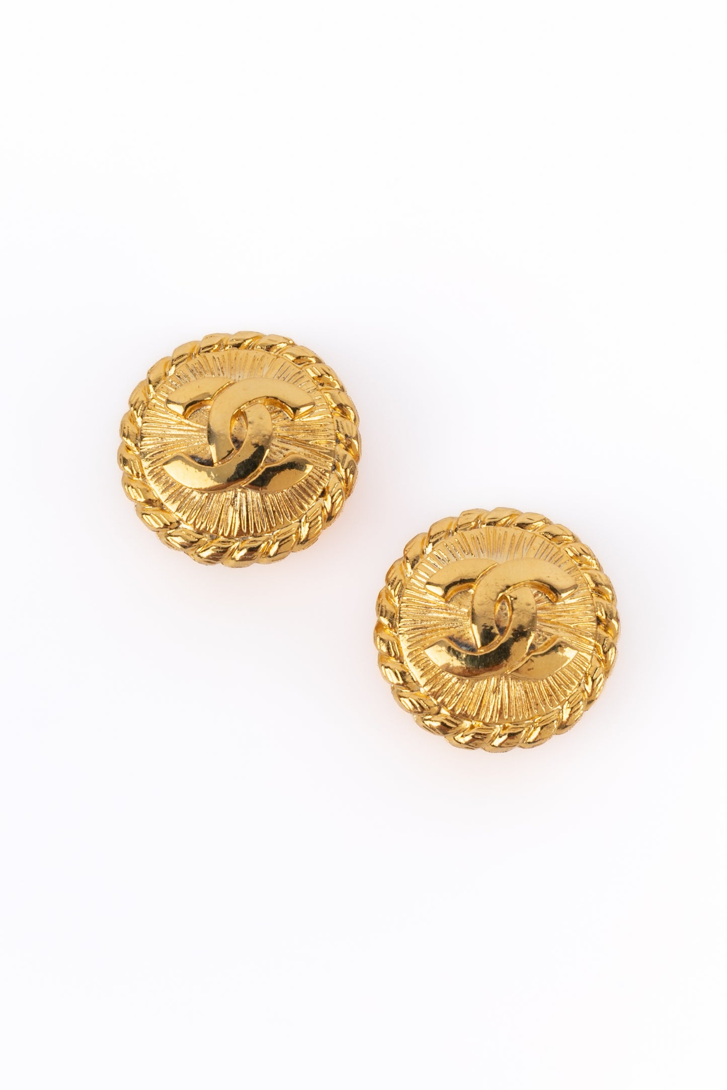 Boucles d'oreilles cc Chanel 1985's