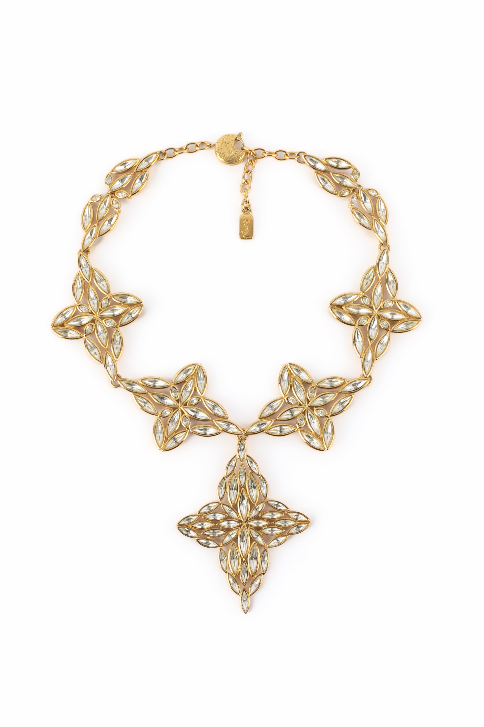 Collier strassé Yves Saint Laurent
