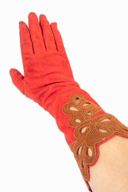 Gants en cuir Nina Ricci 