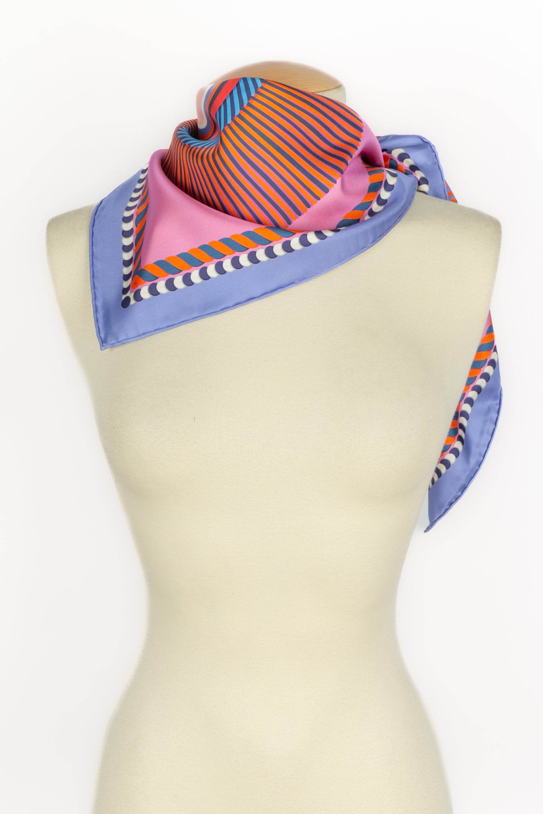 Foulard / Carré "Epaulettes de Gala" double face Hermès
