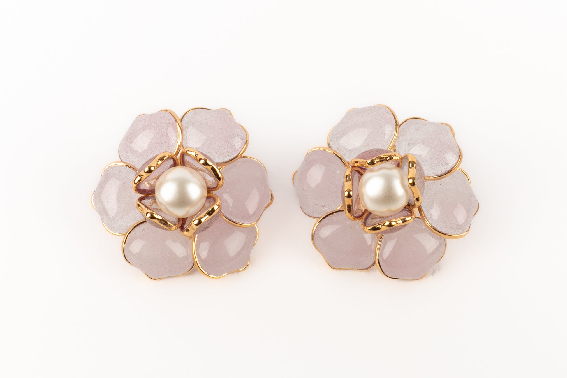 Boucles d'oreilles fleur Augustine