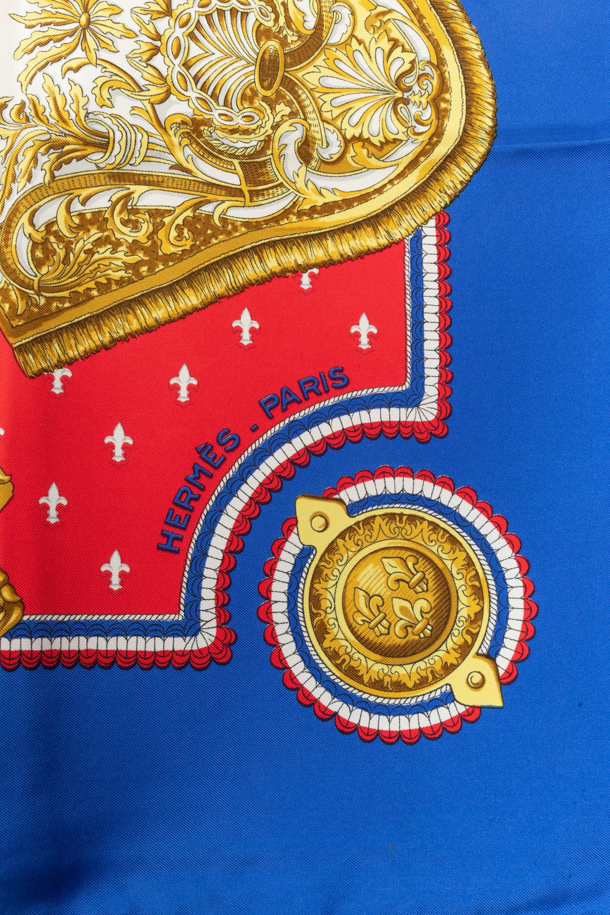 Foulard / carré "Selle à housse" Hermès