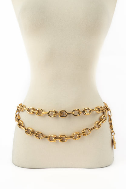 Ceinture "tête de lion" Chanel 