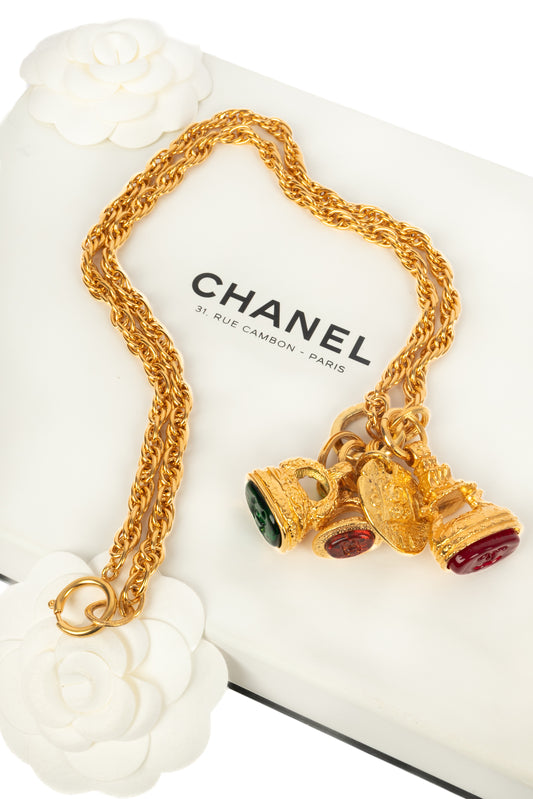 Collier sceaux Chanel 1993 