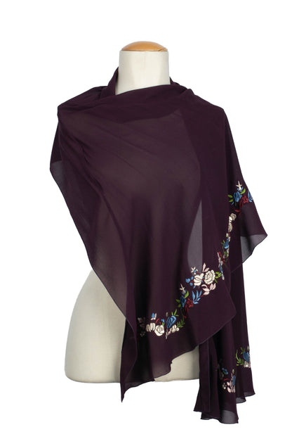 Echarpe en mousseline John Galliano