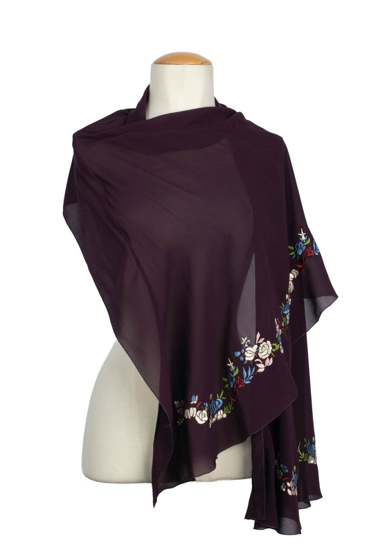 Echarpe en mousseline John Galliano