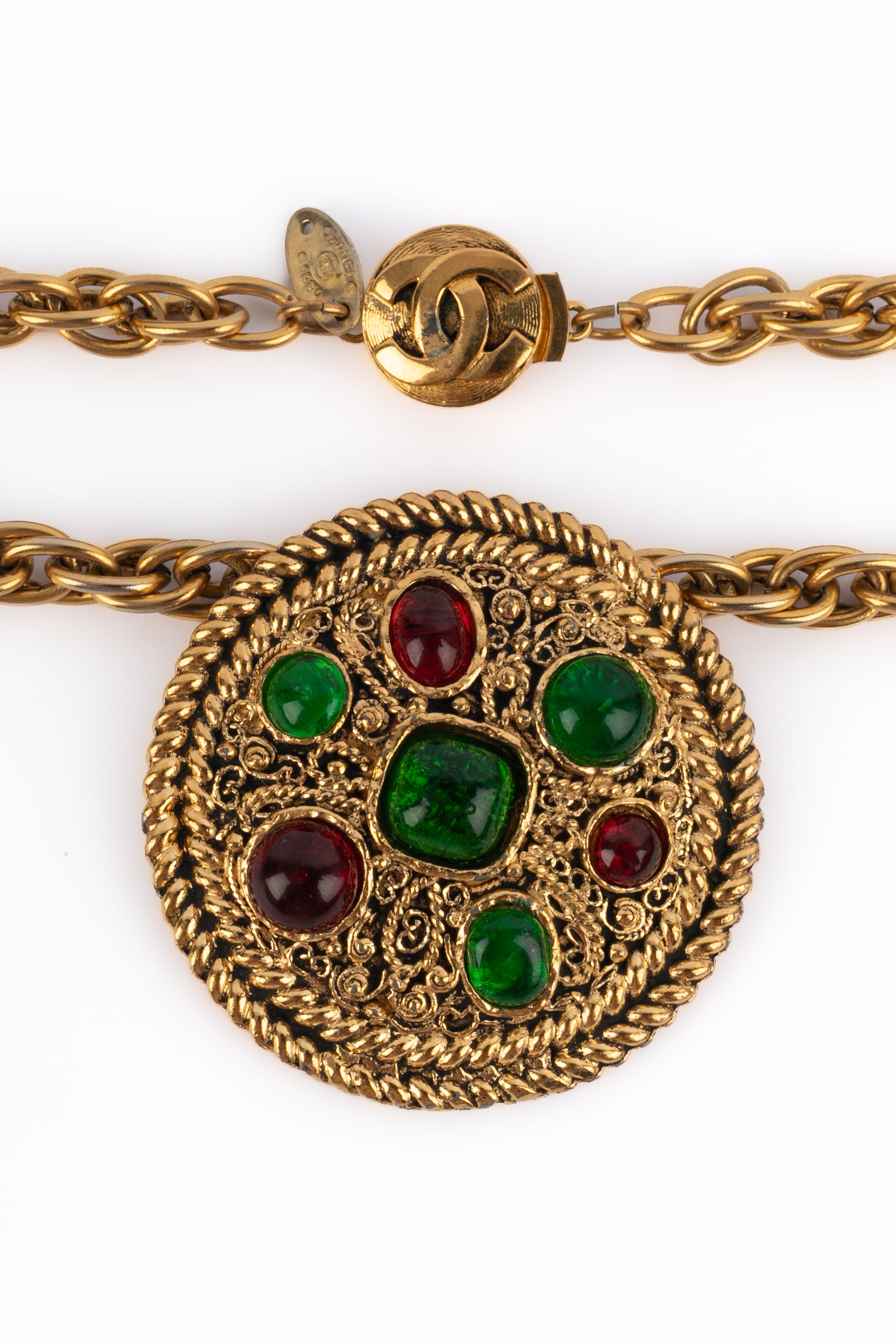 Collier pendentif Chanel 1984