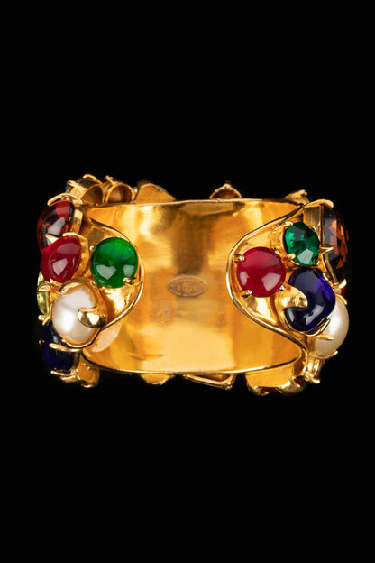 Bracelet manchette Chanel 1990's