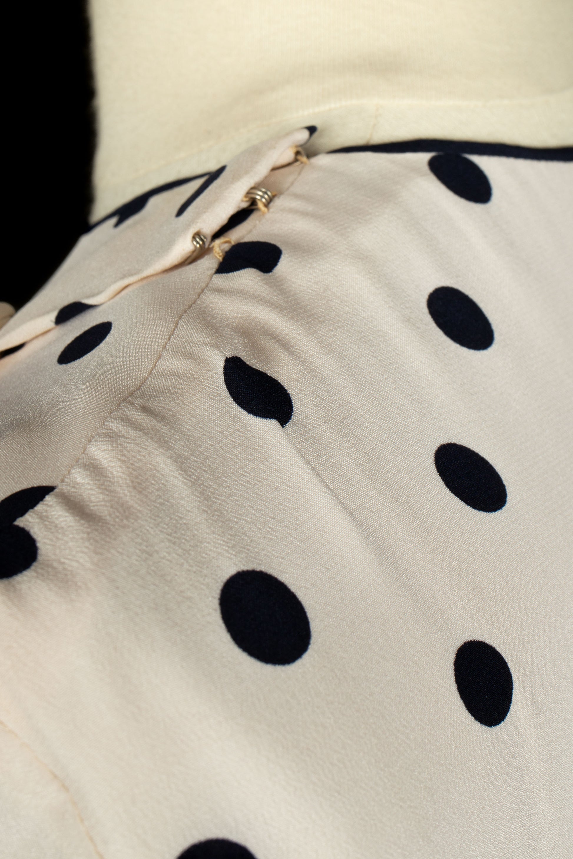 Robe à pois Chanel Haute Couture 