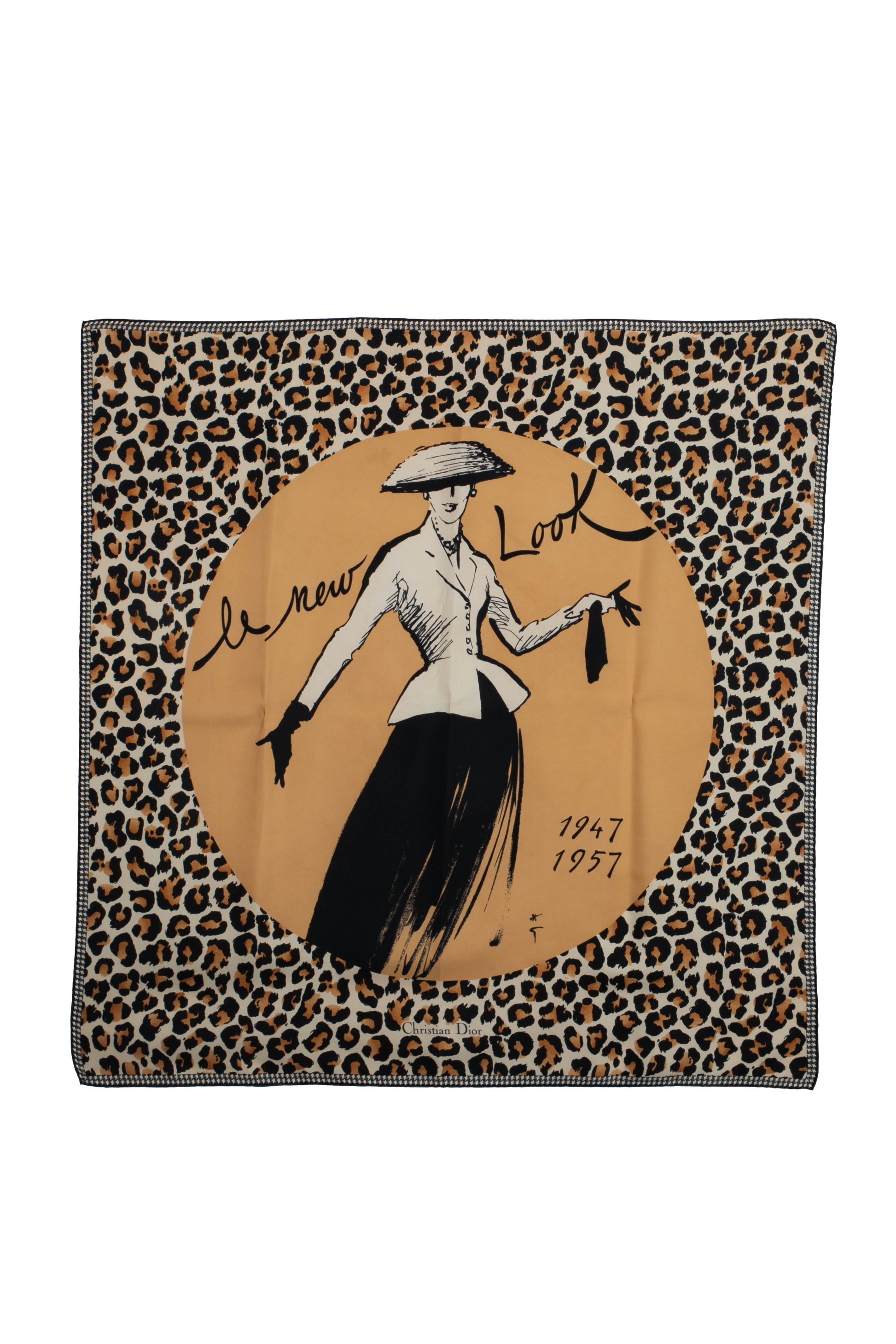 Foulard léopard Christian Dior 