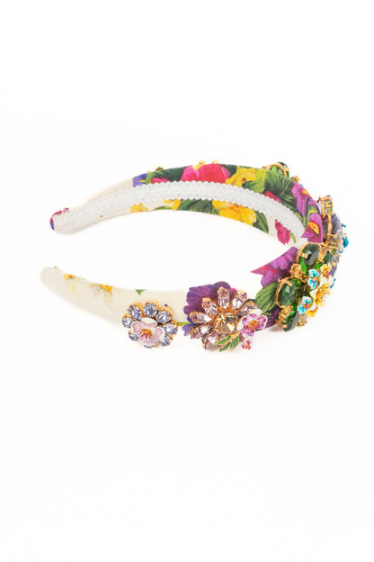 Serre-tête fleuri Dolce&Gabbana
