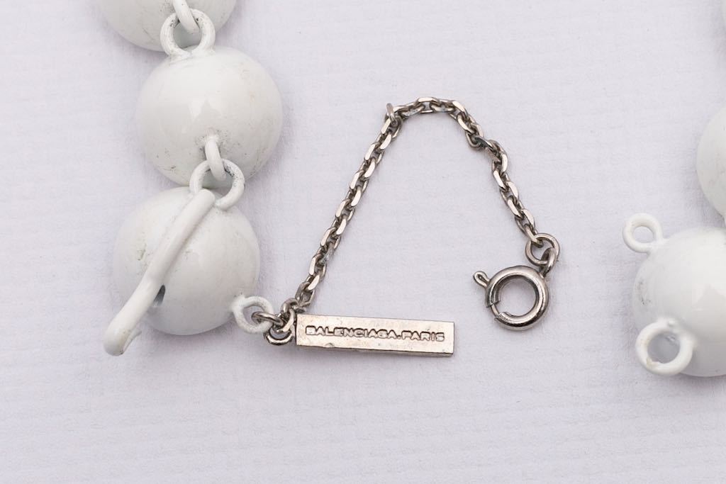 Bracelet blanc Balenciaga